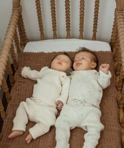 Fin & Vince Ribbed Knit Pant - Milk