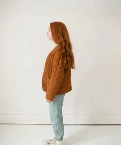 Fin & Vince Quilted Jacket - Hazelnut