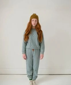 Fin & Vince Terry Sweater - Ocean