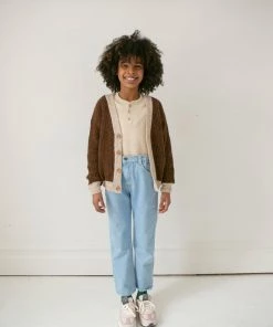 Fin & Vince Sale Ribbed Pullover - Sand