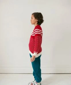 Fin & Vince Sale Holiday Sweater - Chili
