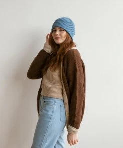 Fin & Vince Women's Crop Sweater - Beige 30 Fin & Vince Women's Crop Sweater - Beige