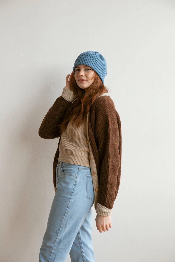 Fin & Vince Women's Crop Sweater - Beige 14 Fin & Vince Women's Crop Sweater - Beige