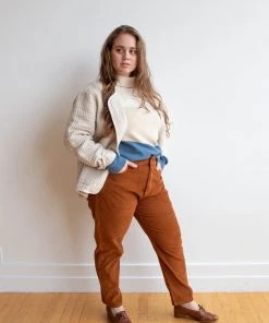Fin & Vince Women's Vintage Jeans - Hazelnut Sale
