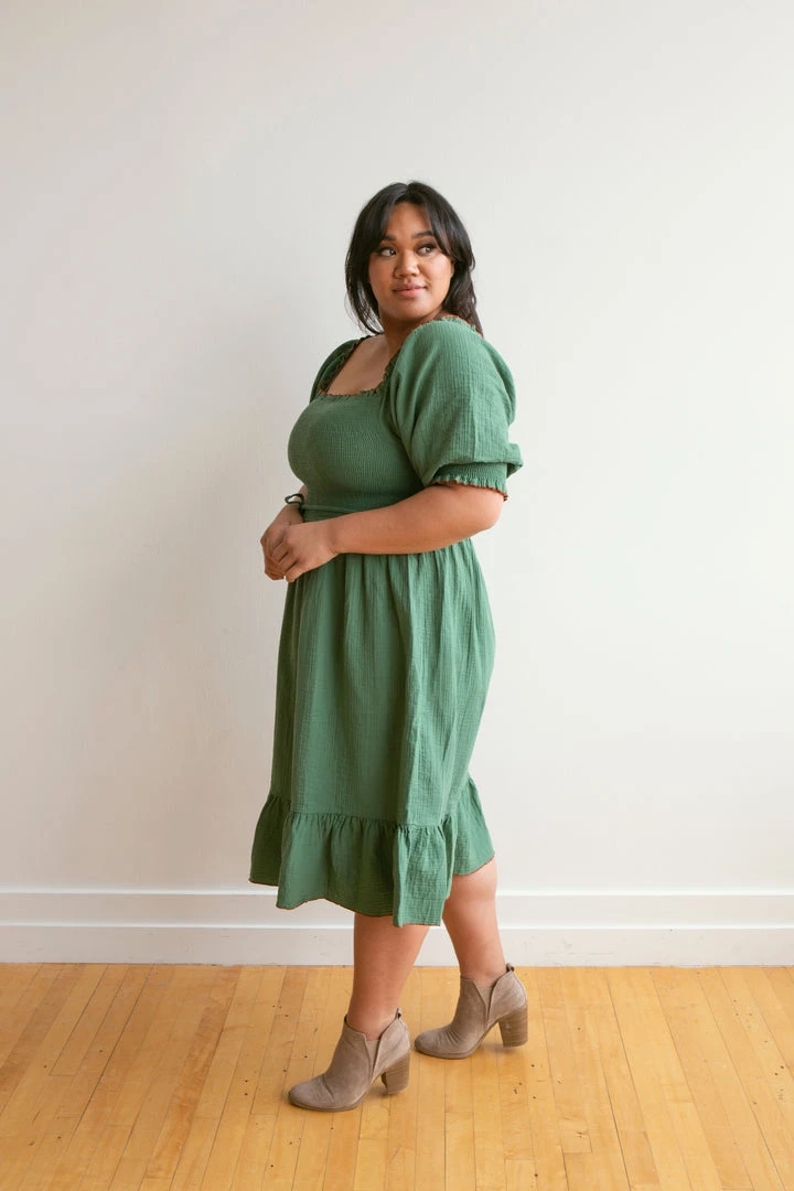 Fin & Vince Women's Smock Dress - Ivy Sale 5 Fin & Vince Women's Smock Dress - Ivy Sale