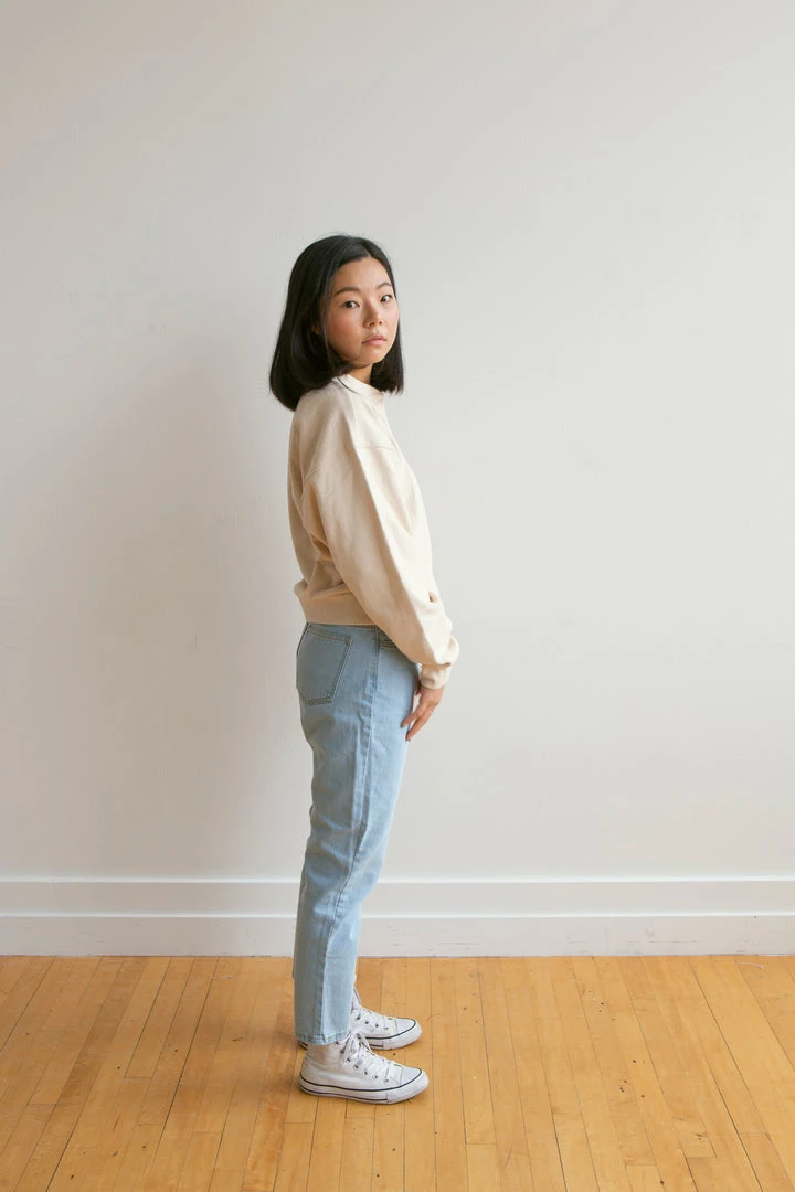 Fin & Vince Women's Fleece Button Pullover - Sand Sale 14 Fin & Vince Women's Fleece Button Pullover - Sand Sale