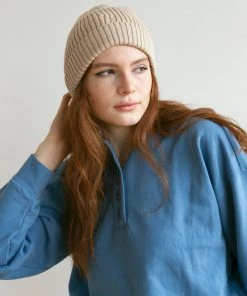 Fin & Vince Women's Fleece Button Pullover - Vintage Blue Sale