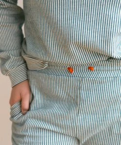 Fin & Vince Sale Women's Terry Sweater - Ocean