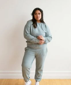 Fin & Vince Sale Women's Terry Sweater - Ocean