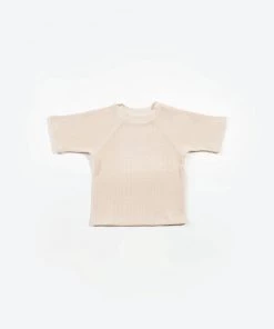 Fin & Vince Baseball Tee - Sand