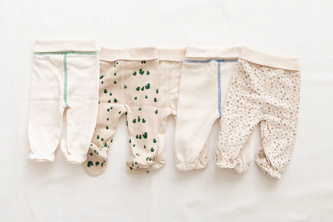 Fin & Vince Home Pant - Milk + Emerald Stitch Sale 4 Fin & Vince Home Pant - Milk + Emerald Stitch Sale