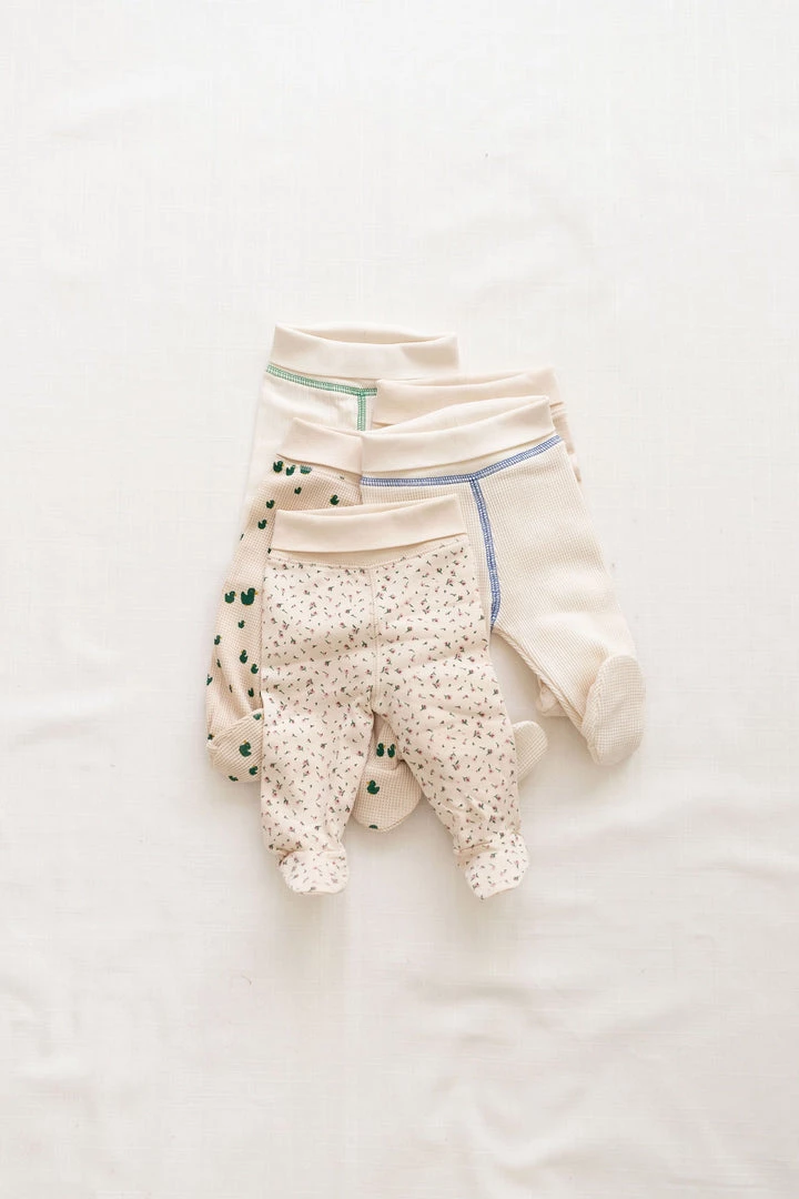 Fin & Vince Home Pant - Milk + Emerald Stitch Sale 6 Fin & Vince Home Pant - Milk + Emerald Stitch Sale