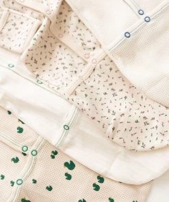 Fin & Vince Cozy Sack - Waffle + Blue Stitch