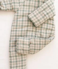 Fin & Vince Sale Bear Suit - Ivy French Plaid