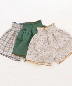 Fin & Vince Mia Culotte - Navy French Plaid Sale