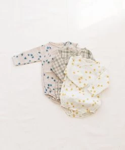 Fin & Vince Wrap Onesie - Ocean Shooting Stars
