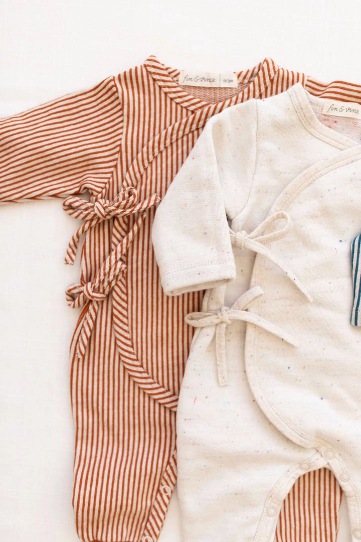 Fin & Vince Sale Wrap Romper - Confetti 4 Fin & Vince Sale Wrap Romper - Confetti