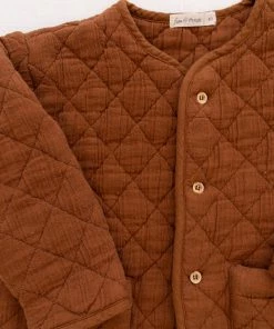 Fin & Vince Quilted Jacket - Hazelnut