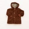 Fin & Vince Sherpa Coat - Hazelnut French Plaid Sale