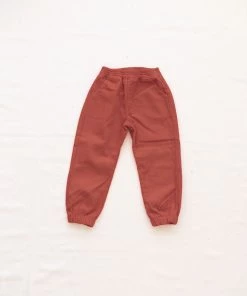 Fin & Vince Corduroy Jogger - Tomato
