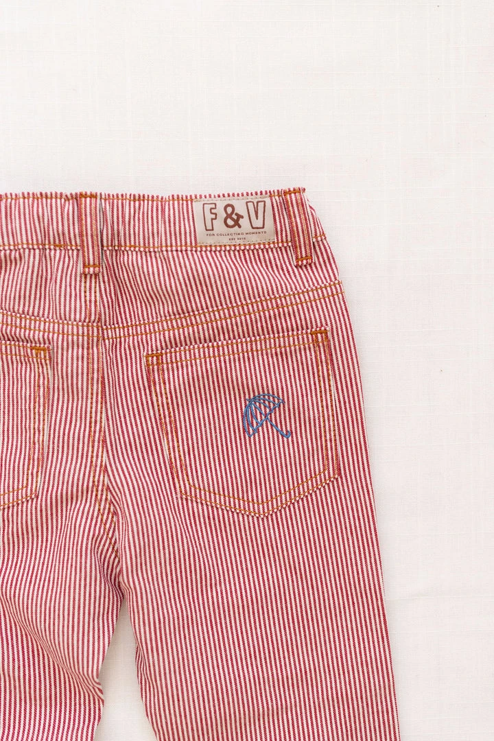 Fin & Vince Vintage Jeans - Chili Stripe Sale 7 Fin & Vince Vintage Jeans - Chili Stripe Sale