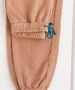 Fin & Vince Women's Terry Track Pants - Hazelnut Sale