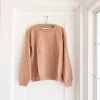 Fin & Vince Women's Terry Sweater - Hazelnut