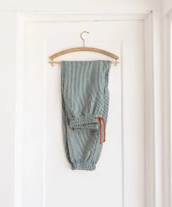 Fin & Vince Sale Women's Terry Track Pants - Ocean