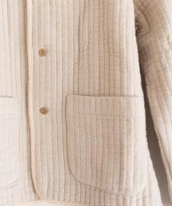 Fin & Vince Women's Quilted Jacket - Sand