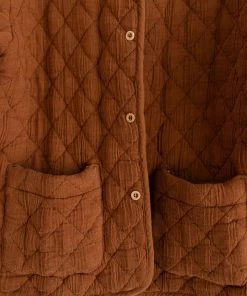 Fin & Vince Sale Women's Quilted Jacket - Hazelnut