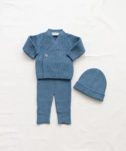 Fin & Vince Suspender Pant - Vintage Blue