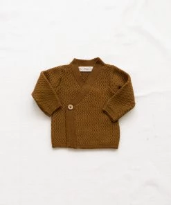 Fin & Vince Wrap Cardigan - Honeycomb