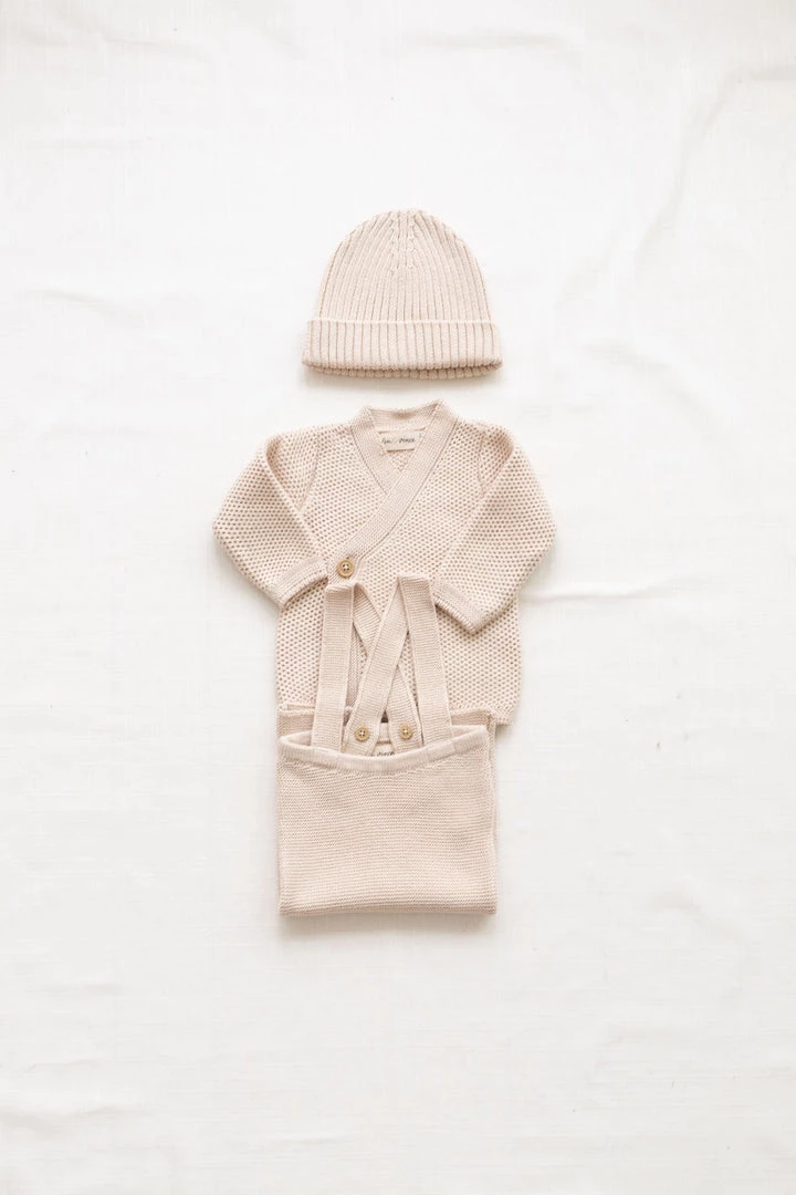 Fin & Vince Suspender Pant - Sand Sale 8 Fin & Vince Suspender Pant - Sand Sale