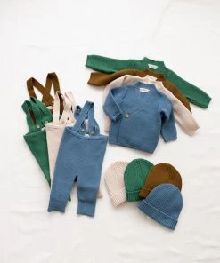 Fin & Vince Suspender Pant - Vintage Blue