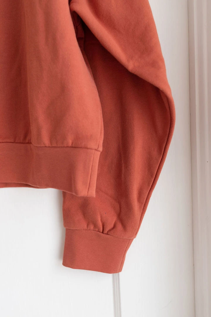 Fin & Vince Women's Fleece Button Pullover - Tomato Sale 18 Fin & Vince Women's Fleece Button Pullover - Tomato Sale