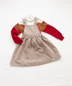Fin & Vince Quilted Pinafore - Winter Confetti Sale