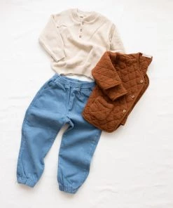 Fin & Vince Sale Ribbed Pullover - Sand