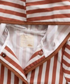 Fin & Vince Rain Coat - Popcorn Stripe Sale