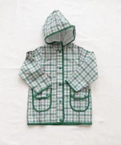 Fin & Vince Rain Coat - Fern French Plaid Sale