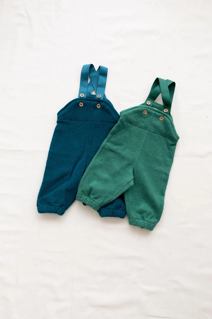 Fin & Vince Fleece Dungarees - Fern Sale 5 Fin & Vince Fleece Dungarees - Fern Sale