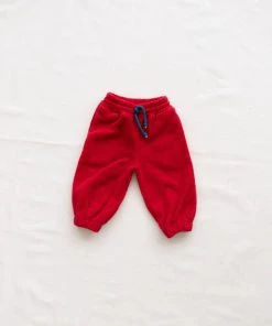 Fin & Vince Polar Fleece Pant - Chili Sale