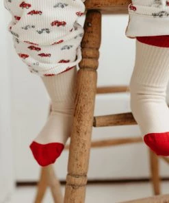 Fin & Vince Sale Colorblock Socks - Chili