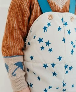 Fin & Vince Umbrella Sweater - Hazelnut/ Flax/ Vintage Blue