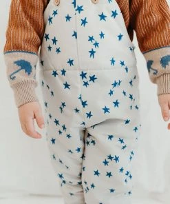 Fin & Vince Umbrella Sweater - Hazelnut/ Flax/ Vintage Blue