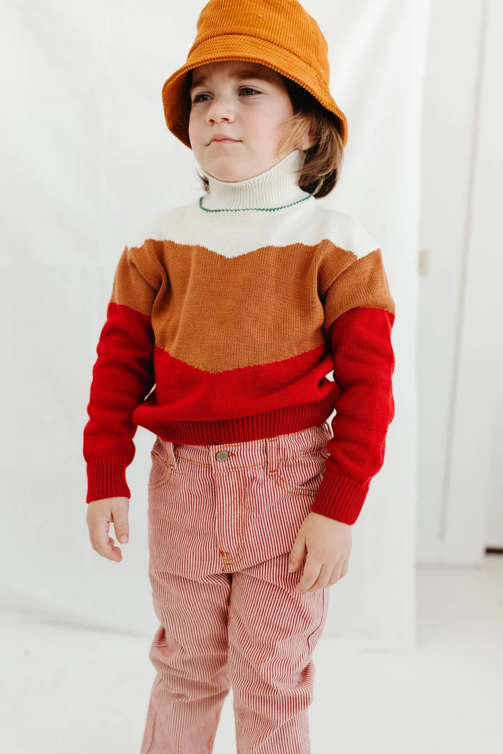 Fin & Vince Vintage Jeans - Chili Stripe Sale 5 Fin & Vince Vintage Jeans - Chili Stripe Sale