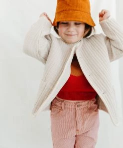 Fin & Vince Colorblock Mock Neck Sweater - Chili Sale