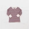 Fin & Vince Sale Waffle Henley Top - Grain Sack Stripe