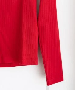 Fin & Vince Women's Ribbed Turtleneck - Chili Sale