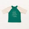 Fin & Vince Baseball Tee - Jade Storyteller Sale 1 Fin & Vince Baseball Tee - Jade Storyteller Sale