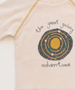 Fin & Vince Baseball Tee - Sand Galaxy Sale